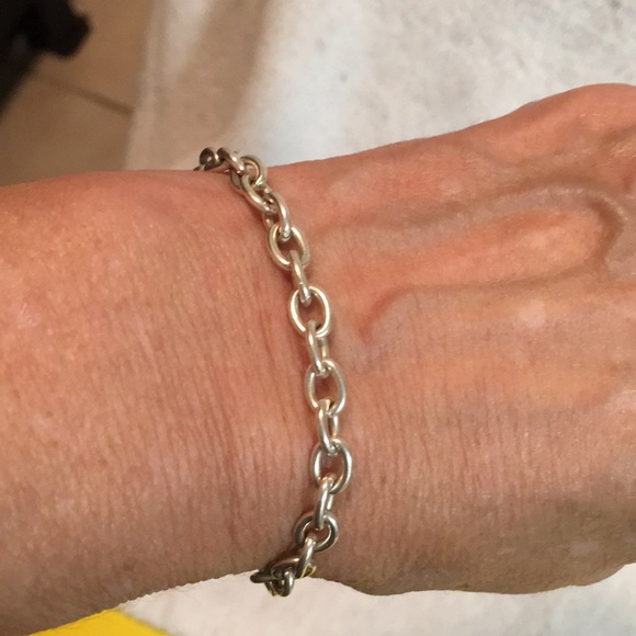 Sterling Silver chain bracelet - Picture 2 of 4